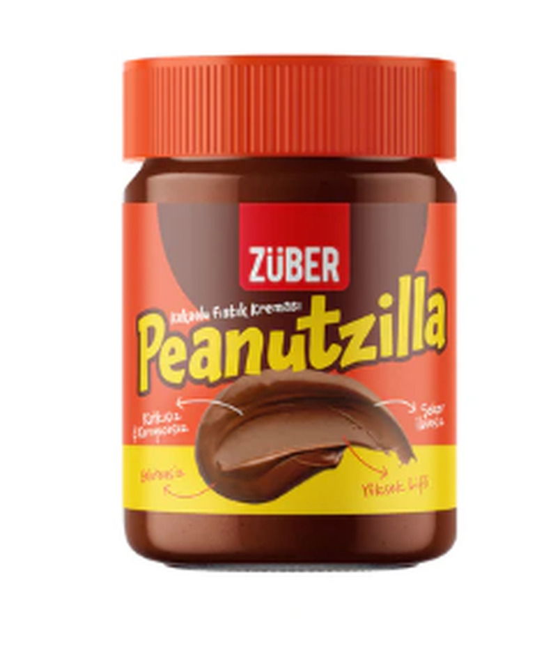ZÜBER PEANUTZİLLA KAKAOLU FINDIK KREMASI 315 GR